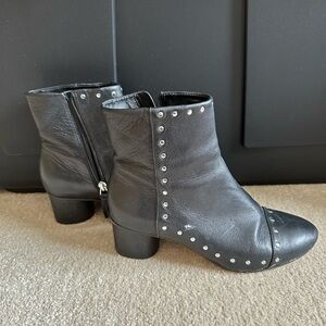 Rebecca Minkoff black studded boots size 7
